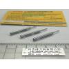 Jeefoo 3.175*1.5*7 Two/Double Flute Carbide Ball Nose End Mills, CNC Cutting Router Bits
