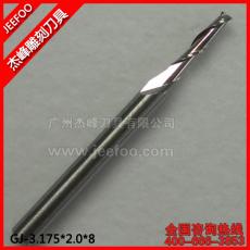 3.175*2.0*8mm 2 Flutes End Mill Cutters, Cutting Tool Bits, Carving Tools, Milling Cutters, CNC Router Bits for Engraver