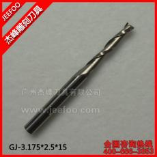 3.175*2.5*15mm Jeefoo CNC router bits, Cutting Tool Bits, Carving Tools, CNC Router Bits for Engraver