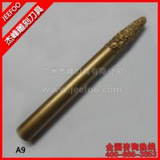 A9-Angle 20 6*3*20mm Jeefoo Sintered Tools, Tapered Stone Bits, Diamond Engraving Tools, Cutters on Hard Granite