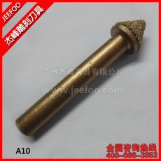 A10-Angle 20 6*10*7mm Taper Stone CNC Tools for 3D Deep Relief, engraving tools on monument,tombstone,marble,granite
