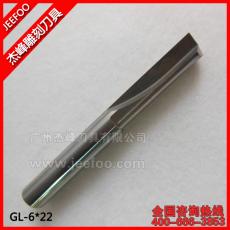 6*22 one straight flute bits,cnc tools/end mils ,for acrylic ,MDF , plywood, cork, PVC,artificial stone