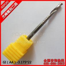 3.175*22 AA seriesOne Flute Engraving Tool Bits,Spiral Drill Bits,End Milling Cutter,Tungsten Cutting Tools