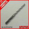 3.175*2.0*22 mm Double Flute Spiral Tungsten Steel Carbide Mill, 2 flute carbide end mills, solid carbide end mill