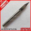 3.175*30degree*0.2*38L Flat V Shape CNC Milling Tools, Carbide Carving Cutter, PCB Engraving Bit on Wood Machine