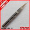 3.175*15degree*0.1 Jeefoo Flat Bottom Engraving Tools, Carbide Tool Bits, V Bit, PCB Carving Cutters, Woodworking Router