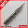 3.175*20degree*0.3 flat bottom engraving carbide bits,cnc router bit /end mill,for Acrylic,PVC,double plate engraving bi