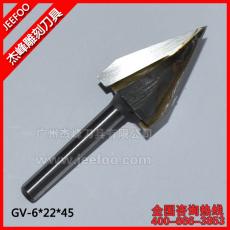 6*22*45degree cnc tools solid carbide 3D carving bits