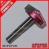 6*22*150degree One Flutes 3D Router Bits for engraving and chamfering